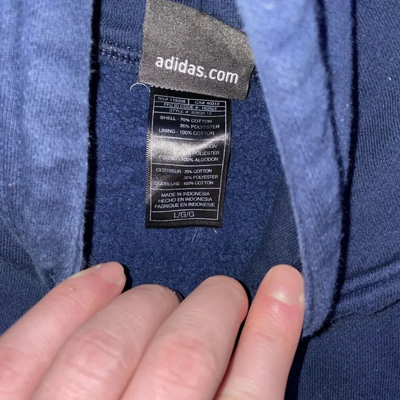 Vintage Notre Dame Fighting Irish Hoodie Mens‎ L 2012 Undefeated Season Adidas - Picture 4 of 5